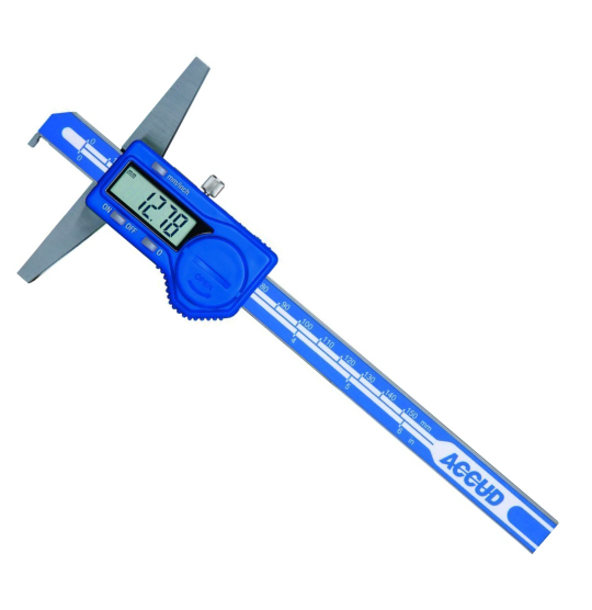 Accud Dijital Çengel Uçlu Derinlik Kumpası 200mm | 173-008-11