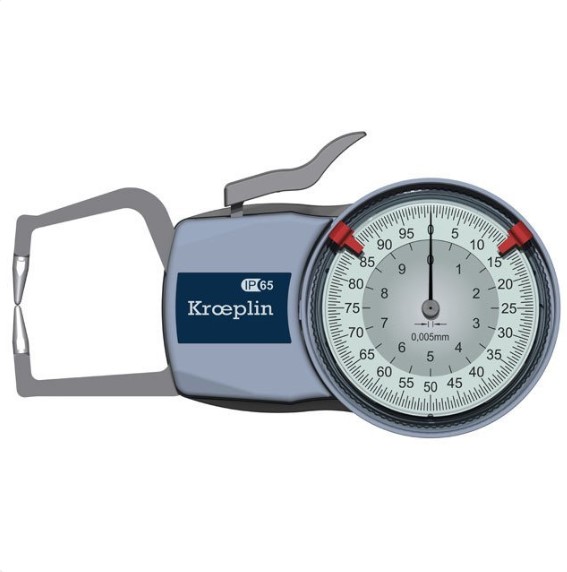Kroeplin Mekanik Dış Çap Kanal Komparatörü \'0-10 mm\' | D110